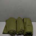 CAI TENG Fleece Throw Blankets Lightweight Warm Soft Cozy Dog Blanket Bulk 3 Pack Fleece Blanket Solid for Home, Bed, Sofa, Dorm, Office, Gifts, Outdoor Olive Green 50 x 60 inch