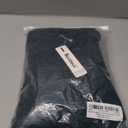 Newshows Women's Summer Square Neck Ribbed Knit Short/Long Sleeve A Line Flowy Midi Dress with Pockets