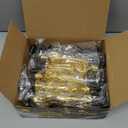 Bedwina Gold Trophy Award Mini Trophies Bulk - (Pack of 12) 6 Inch Tall Plastic Golden Statue Award, Party Themed Decorations, Winners or Appreciation Gifts Game Prizes for Adults & Kids