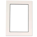 11x14 Mat for 8x12 Photo  Precut White with Black Core Picture Matboard for Frames Measuring 11 x 14 Inches  Bevel Cut Matte to Display Art Measuring 8 x 12 Inches  Acid Free ONE MAT