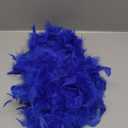 THARAHT 19 Color- 40/60/100g 2Yard Chandelle Feather Boa Dancing Wedding Party Halloween Costume Decoration Feathers boa (Royal Blue)