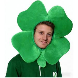 St. Patricks Day Shamrock Hat Green Irish Clover Hat Funny Holiday Costume Accessory for Women Men Party Decoration