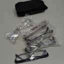 Kerecsen Reading Glasses 5 Pairs Fashion Ladies Readers Spring Hinge with Pattern Print Eyeglasses for Women (Mix Color -2, 1.00)