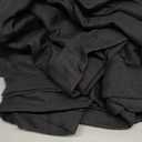 Black Linen Curtains 84 inches Long 2 Panels for Bedroom Back Tab Light Filtering Privacy Sheer Black Curtains Muslin Look Modern Farmhouse Cotton Textured Gauze Curtain for Living Room 2 Panel Set