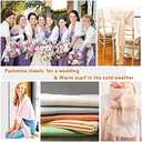 FURTALK Winter Scarf for Women Pashmina Shawl Wraps Soft Warm Fashion Blanket Scarves Gifts (One Size, 11-blush Pink)