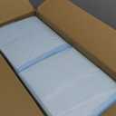 Amazon Basics Dog and Puppy Pee Pads with 5-Layer Leak-Proof Design and Quick-Dry Surface for Potty Training, Standard Absorbency, X-Large, 28 x 34 Inch - Pack of 60, Blue & White