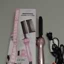 DAN Technology 500 High Heat hot Comb Hair Straightener, Pink, Adjustable Temperature, Dual Voltage, for Wigs, Professional Pressing Comb for African American Hair