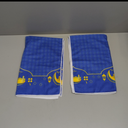 Ramadan Table Runner - Islamic Ramadan Decorations for Table - Muslim Decorations for Home Kitchen Dining Room 2Pcs Blue Napkin