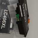 LC406XL Black Ink Cartridges - XL High Yield Compatible for Brother LC406BK LC406XLBK LC406 Black Ink Work with MFC-J4345DW MFC-J4535DW MFC-J5855DW MFC-J5955DW MFC-J6555DW Printer (2-Pack)