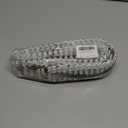 4 Pieces Christmas Village Decorative Fences Garden Accessories, White Christmas Decorative Picket Fence Snow Accessories for Christmas Dollhouse Collections Snow Figurine Mini Village Landscape