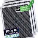 3 pack 97007696 8.75 x 10.5 in Charcoal Range Hood Filter Compatible with Whirlpool W10355450 Broan Nutone 6105C 41F 413023 41000 46000 11000 4341999 4378581 1172266 5-3082 51113711