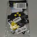 TRIWONDER Ice Cleats for Shoes and Boots Anti Slip Ice Grips Snow Crampons Traction Cleats Hiking Fishing Walking Gear (Large, 01 Black - 10 Studs)