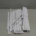 Foldable Drying Rack Clothing, 3-Tier Portable Clothes Drying Racks for Indoor & Outdoor, Anti-Rust Compact Laundry Rack Collapsible, White 28" D x 10" W x 35" H