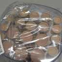 Conair Double Ceramic Hot Rollers for Long, Medium, and All Hair - Hair Curler - Hair Roller Clips Included - 1/2 inch, 3/4 inch, and 1 inch Rollers (20 Piece Set, Tan)