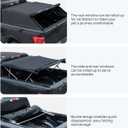 JOYTUTUS Upgraded Truck Bed Soft Topper Compatible with F150 2015-2026 with 5.5ft Bed, Foldable Camper Shell Truck Top