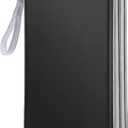 CD Case Wallet, 80 Capacity DVD VCD Media Blu-ray Case Wallet Holder Storage Organizer (Black)