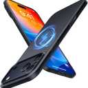 TORRAS Magnetic Slim Fit for iPhone 17 Pro Case 6.3 inch, Ultra-Thin, Compatible with MagSafe, Lightweight Matte Anti-Scratch Hard PC Cover Phone Case for iPhone 17 Pro OriginFit, Black