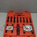 12pcs Bearing Separator Puller Set, Heavy Duty 5 Ton Capacity 2" and 3" Bearings Splitters Puller Kit (red)