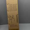 Stander Space Saver Walker Short, Lightweight Folding Rolling Mobility Aid for Juniors & Petite Adults, Compact 2-Wheel Disability Device with 6-inch Wheels & Rear Ski Glides, Cobalt Blue