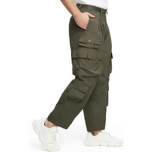 Mens Casual Pants Hiking Pants Cargo Pants Loose Elastic Waist Running Joggers Outdoor Pants (42, Olive Drab)