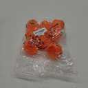 NUOBESTY 8 Pcs Halloween Trick or Treat Candy Holder Mini Portable Pumpkin Bucket for Kids, 8.5 x 5.5 x 4.5cm (Orange)