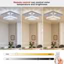 Dimmable Mini LED Chandeliers Modern Crystal Chandelier 7.9 Inches Led Ceiling Light Square Flush Mount Ceiling Light