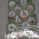 2 x Febbleshow Green Monster Christmas Wrapping Paper for Kids - Funny Holiday Gift Wrap with Snow Globes, Santa Hats & Christmas Trees - 4 Jumbo Sheets, 28" x 40" Each (32 sq. ft ttl), Easy to Store