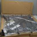 10 Panels Decorative Garden Fence with Gate, 32 in(H) X 23.6 ft(L) No Dig Dog Fence Animal Barrier Outdoor for Yard, Rustproof Metal Garden Edging and Borders, Temporary Fencing Stakes