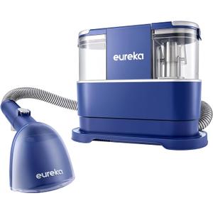 EUREKA Portable Carpet and Upholstery Cleaner, Spot Cleaner for Pets, Stain Remover for Carpet, Area Rugs, Upholstery, Coaches and Car, 50.7oz Large Water Tank, NEY100 with Cleaning Formula, Blue
