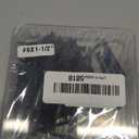 Black Oxide 100 PCS #6X1-1/2(1.5 inch) Stainless Steel Phillips Flat Head Wood Screws,Stainless Steel 18-8 A2(304) Screw,Home Screw Kit by QISHENG