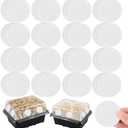 48 Pcs Monotub Adhesive Filter Discs - Synthetic Air Exchange Filters for Mushroom Growing - 2.95" Diameter, 2mm Thick Round Filter Pads for Fruiting Chamber Humidity Control