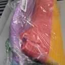 Degeyoyo Large Blanket Basket, 60 L Rectangle Storage Baskets for Organizing, Woven Laundry Basket for Blankets, Cotton rope Blanket Storage for Living Room, Nursery Room, Rainbow