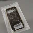 Phone Case for Google Pixel 10 Pro Silicone Leather Slim Cover Women Men, Aesthetic Luxury for Google Pixel 10 Pro Case Full Camera Protection Anti-Scratch Shockproof (Monogram)