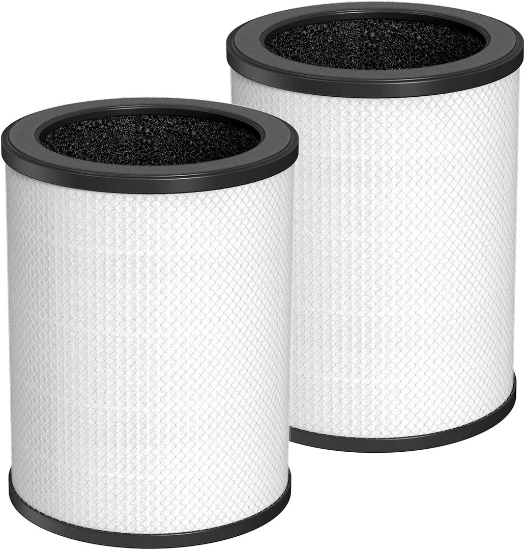 Genuine Cobectal ZQA-6000A Replacement Filter Cartridge, H14 True HEPA Filter, 3-Layer High-Efficiency Filtration, 2 Pack