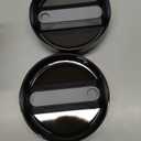 40 OZ Tumbler Lids Fit for Stanley Cup, Replacement Lids Fit for 40 OZ Stanley Adventure Quencher Travel Tumbler, Spill Proof Tumbler Cover for Stanley Cup Accessories (2 Pack, Black)