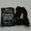 DAIXI 0.4cm Thickness 10 Inch 60 Strands and 0.6 0.8cm Options 100% Human Hair Dreadlock Extensions for Man/Women Full Handmade Permanent loc Extensions Bundles Can Be Dyed Bleached Curled Twisted