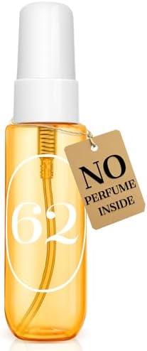 Pack of 2, Empty Travel Size Toiletries Bottles Compatible with Sol de Janeiro 62 Perfume, 1 OZ TSA Approved Leak-Proof Containers Refillable for 3 OZ & 8.1 OZ, Travel Essentials, Only A Bottle No Perfume