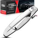 WEILEITE Front Driver Left Side Chrome Door Handles Fit For Chevy Silverado GMC Sierra 1500 2500 3500 Cadillac Escalade Yukon XL Denali Tahoe Avalanche Suburban 2007 2008 2009 2010 2011 2012 2013 2014