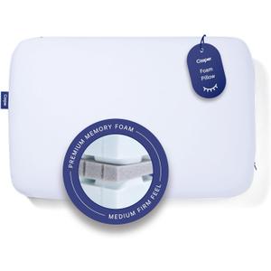 Casper Sleep Foam Pillow, Standard, White