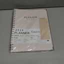 GuassLee Large 2026 Planner, Weekly and Monthly Planner from January 2026-December 2026, 8.5"x 11" Calendar Agenda Book with Back Pocket, Stickers for Home Office School Supplies, A4 Size, Khaki