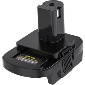 Battery Adapter Compatible with DeWalt 18V/20V & Compatible with Milwaukee 18V to Work for Ryobi One+ 18V Tools (No USB Port)