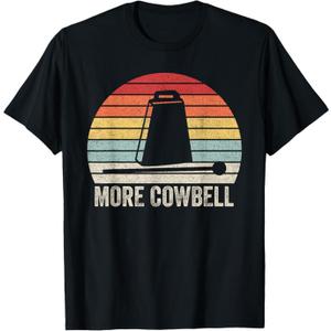 Vintage Retro More Cowbell Shirt Funny Sarcastic Humor T-Shirt Size XL