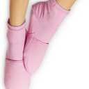 NatraCure Pink Cold Therapy Socks - Reusable Gel Ice Frozen Slippers for Feet, Arthritis, Neuropathy, Plantar Fasciitis, Post Partum Foot - Size: Large