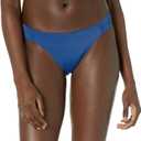 Amazon Essentials Women's Side Tab Bikini Swimsuit Bottom (X-Large, Deep Blue)