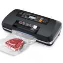 95kpa Vacuum Sealer Machine,Commercial Fully Automatic Food Sealer,10-in-1 Functions & Powerful Sealing System with Double Heat Seal,Easy-Lock Handle,Built-in Cutter,1 Bag Rolls and 10 Pre-cut Bags
