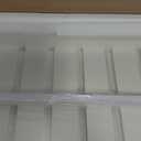 ChooChoo Farmhouse Coffee Bar Cabinet, Buffet Cabinet with Storage, Sideboard Buffet with Glass Door, Console Table for Kitchen, Hallway, Entrance, White