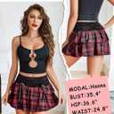 Avidlove Women's Mini Skirt High Waisted Layered Ruffle Skirts Tiered Short Skirt Lingerie Y2K (Medium, Gz889)