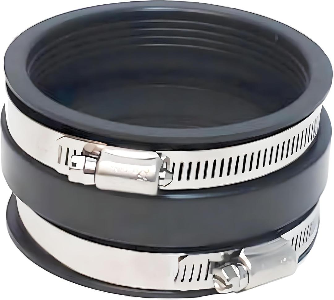 F02-2103 Flexible Coupler - 3" Flexible Coupler for RV and Camper Drainage Systems