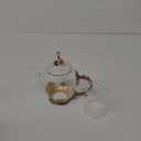 Luka Tech 35OZ Enamel Glass Flower Teapot With Removable Loose Tea Leaf Infuser Tea Maker,Gifts For Women,Mom,Mothers Day,Christmas,Birthday,Valentines Day