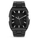 Apple Watch Case With Stainless Black Steel Band, With Accessories